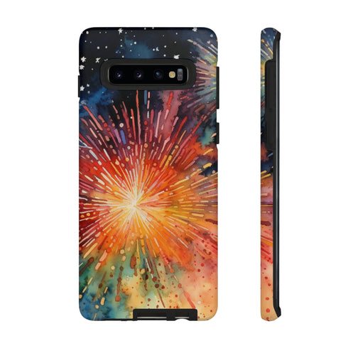Summer Fireworks in Watercolor - Impact Resistant Phone Case